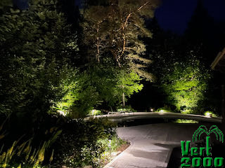 Ambiance éclairage paysager